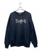 BROOKブルック）の古着「スウェット」｜ネイビー