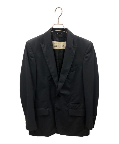 Jean Paul GAULTIER（ジャンポールゴルチェ）Jean Paul GAULTIER (ジャンポールゴルチェ) テーラードジャケット ネイビー サイズ:46の古着・服飾アイテム