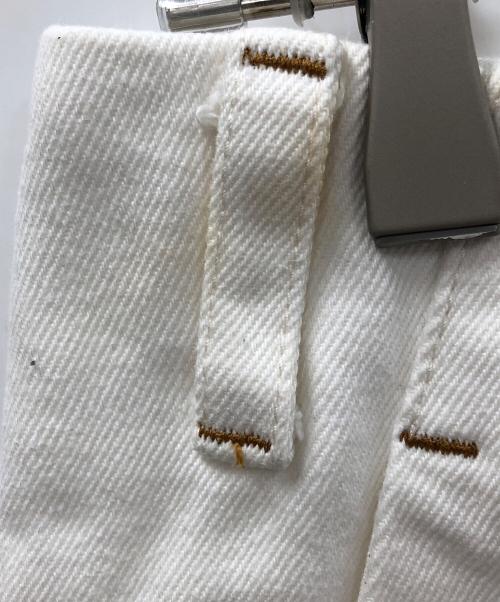 jacquemus（ジャックムス）jacquemus (ジャックムス) パンツ The Scala de-Nîmes denim pants（ザ スカラ ル ド ニーム デニムパンツ） ホワイト サイズ:29の古着・服飾アイテム