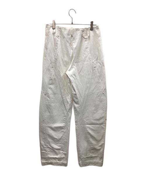 jacquemus（ジャックムス）jacquemus (ジャックムス) パンツ The Scala de-Nîmes denim pants（ザ スカラ ル ド ニーム デニムパンツ） ホワイト サイズ:29の古着・服飾アイテム