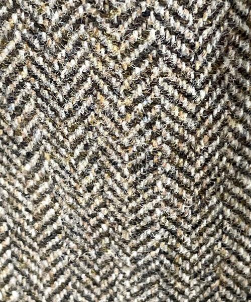 JACQUES HEIM（ジャックエイム）JACQUES HEIM (ジャックエイム) Harris Tweed (ハリスツイード) ツイードジャケット ブラウン サイズ:実寸サイズにてご確認下さい。の古着・服飾アイテム