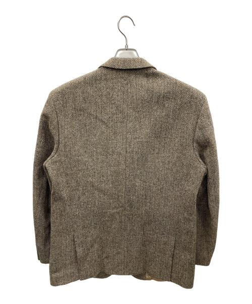 JACQUES HEIM（ジャックエイム）JACQUES HEIM (ジャックエイム) Harris Tweed (ハリスツイード) ツイードジャケット ブラウン サイズ:実寸サイズにてご確認下さい。の古着・服飾アイテム
