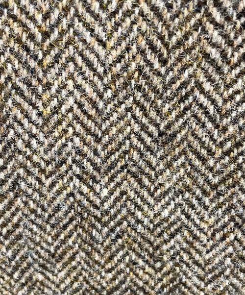 JACQUES HEIM（ジャックエイム）JACQUES HEIM (ジャックエイム) Harris Tweed (ハリスツイード) ツイードジャケット ブラウン サイズ:実寸サイズにてご確認下さい。の古着・服飾アイテム