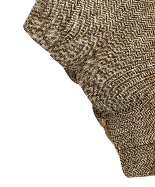 JACQUES HEIM（ジャックエイム）JACQUES HEIM (ジャックエイム) Harris Tweed (ハリスツイード) ツイードジャケット ブラウン サイズ:実寸サイズにてご確認下さい。の古着・服飾アイテム
