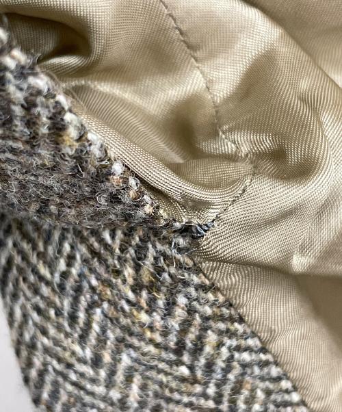 JACQUES HEIM（ジャックエイム）JACQUES HEIM (ジャックエイム) Harris Tweed (ハリスツイード) ツイードジャケット ブラウン サイズ:実寸サイズにてご確認下さい。の古着・服飾アイテム