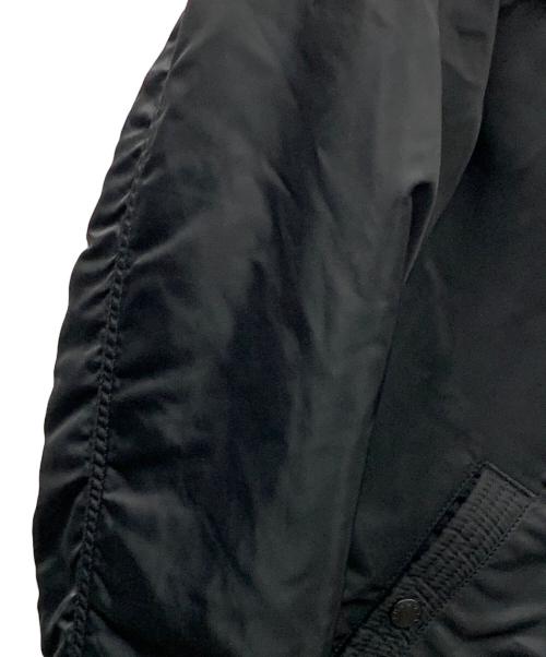 ALPHA（アルファ）ALPHA (アルファ) フーデッドリブジャケット ブラック サイズ:XLの古着・服飾アイテム