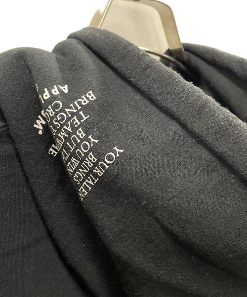 APPLEBUM（アップルバム）APPLEBUM (アップルバム) プルオーバーパーカー worm boy（ワーム ボーイ） ブラック サイズ:Lの古着・服飾アイテム