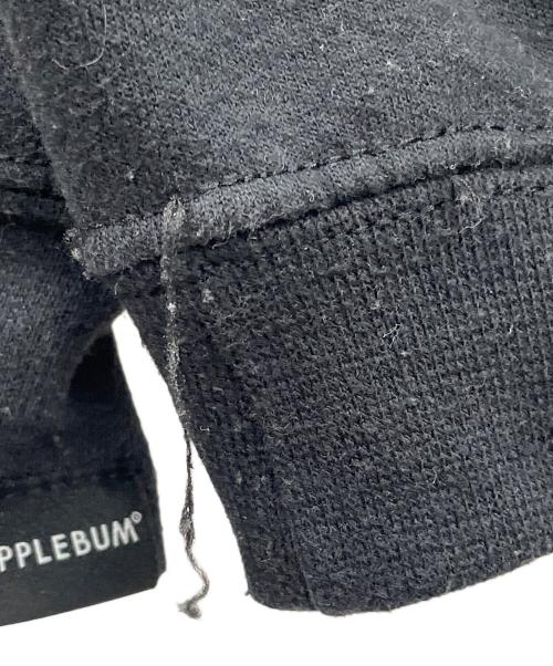 APPLEBUM（アップルバム）APPLEBUM (アップルバム) プルオーバーパーカー worm boy（ワーム ボーイ） ブラック サイズ:Lの古着・服飾アイテム