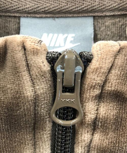 NIKE（ナイキ）NIKE (ナイキ) ベロアトラックジャケット ブラウン×ブルー サイズ:XLの古着・服飾アイテム