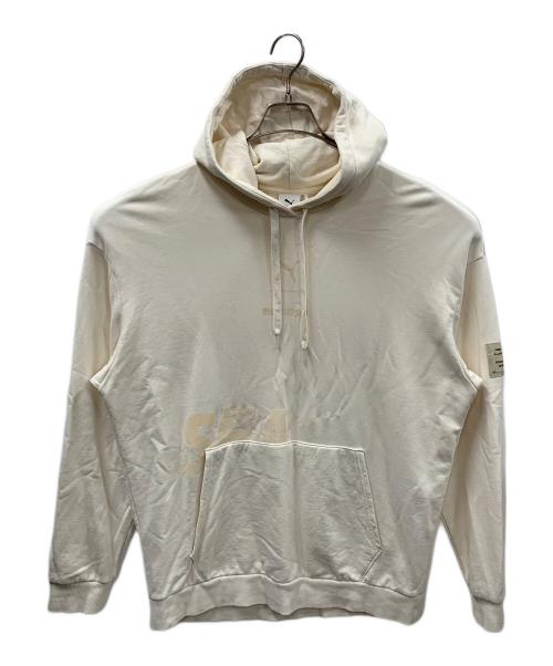 PUMA（プーマ）PUMA (プーマ) プルオーバーパーカー アイボリー サイズ:US Lの古着・服飾アイテム