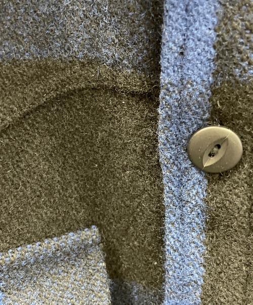 COMPLETE FINESSE（コンプリートフィネス）COMPLETE FINESSE (コンプリートフィネス) チェックジャケット ブラック×ブルー サイズ:Mの古着・服飾アイテム