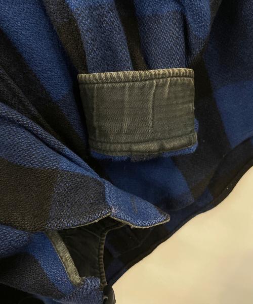 COMPLETE FINESSE（コンプリートフィネス）COMPLETE FINESSE (コンプリートフィネス) チェックジャケット ブラック×ブルー サイズ:Mの古着・服飾アイテム