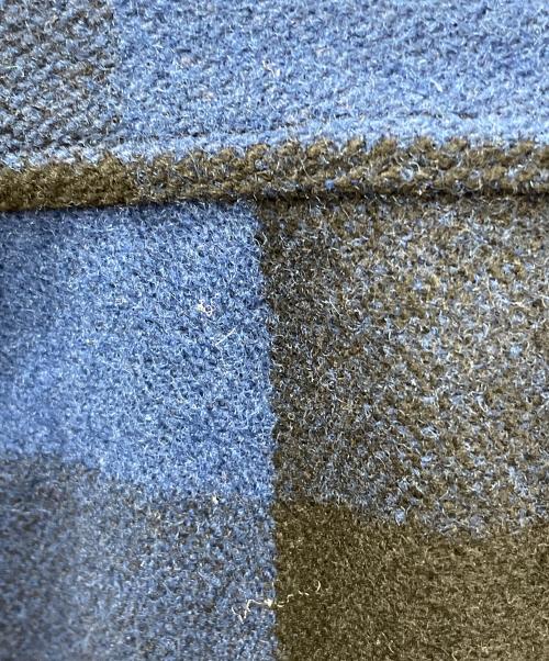 COMPLETE FINESSE（コンプリートフィネス）COMPLETE FINESSE (コンプリートフィネス) チェックジャケット ブラック×ブルー サイズ:Mの古着・服飾アイテム