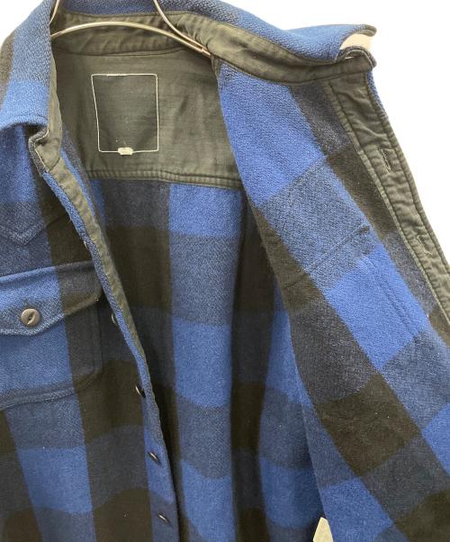 COMPLETE FINESSE（コンプリートフィネス）COMPLETE FINESSE (コンプリートフィネス) チェックジャケット ブラック×ブルー サイズ:Mの古着・服飾アイテム