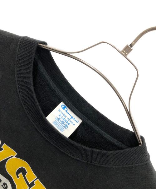Champion REVERSE WEAVE（チャンピオン リバース ウィーブ）Champion REVERSE WEAVE (チャンピオン リバース ウィーブ) スウェット ブラック サイズ:X-LARGEの古着・服飾アイテム