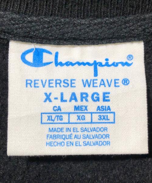 Champion REVERSE WEAVE（チャンピオン リバース ウィーブ）Champion REVERSE WEAVE (チャンピオン リバース ウィーブ) スウェット ブラック サイズ:X-LARGEの古着・服飾アイテム