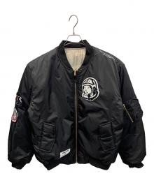 BILLIONAIRE BOYS CLUB（ビリオネアボーイズクラブ）の古着「リバーシブル MA-1ジャケット」｜ブラック