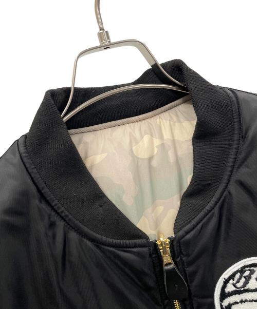 BILLIONAIRE BOYS CLUB（ビリオネアボーイズクラブ）BILLIONAIRE BOYS CLUB (ビリオネアボーイズクラブ) リバーシブル MA-1ジャケット ブラック サイズ:XLの古着・服飾アイテム