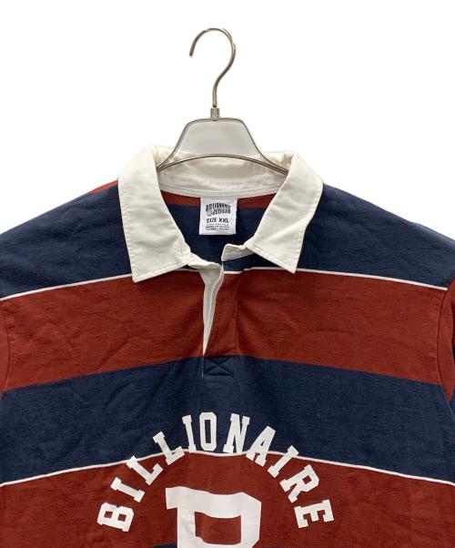 BILLIONAIRE BOYS CLUB（ビリオネアボーイズクラブ）BILLIONAIRE BOYS CLUB (ビリオネアボーイズクラブ) ラガーシャツ トリコロールカラー サイズ:XXLの古着・服飾アイテム