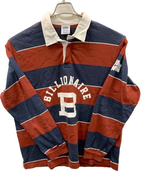 BILLIONAIRE BOYS CLUB（ビリオネアボーイズクラブ）BILLIONAIRE BOYS CLUB (ビリオネアボーイズクラブ) ラガーシャツ トリコロールカラー サイズ:XXLの古着・服飾アイテム