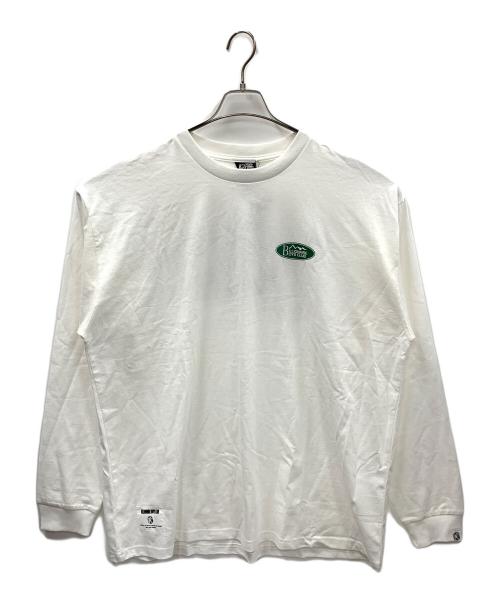 BILLIONAIRE BOYS CLUB（ビリオネアボーイズクラブ）BILLIONAIRE BOYS CLUB (ビリオネアボーイズクラブ) Manastash (マナスタッシュ) ロングスリーブTシャツ ホワイト サイズ:XLの古着・服飾アイテム
