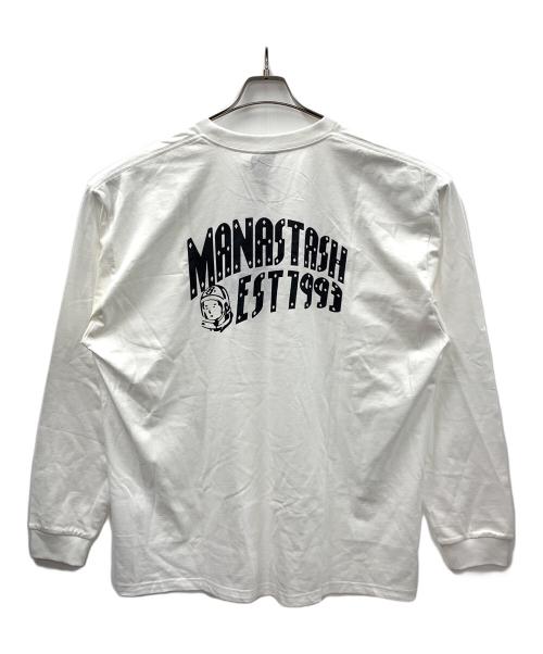 BILLIONAIRE BOYS CLUB（ビリオネアボーイズクラブ）BILLIONAIRE BOYS CLUB (ビリオネアボーイズクラブ) Manastash (マナスタッシュ) ロングスリーブTシャツ ホワイト サイズ:XLの古着・服飾アイテム