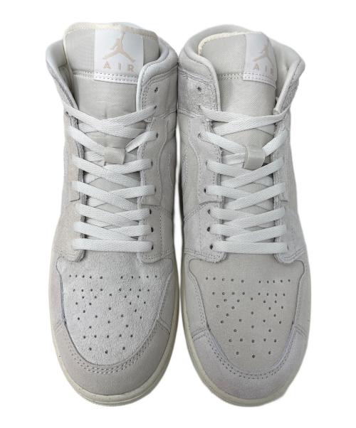 NIKE（ナイキ）NIKE (ナイキ) ミッドカットスニーカー AIR JORDAN1 MID SE Craft（エアジョーダン1 ミッド SE クラフト） アイボリー サイズ:29cmの古着・服飾アイテム