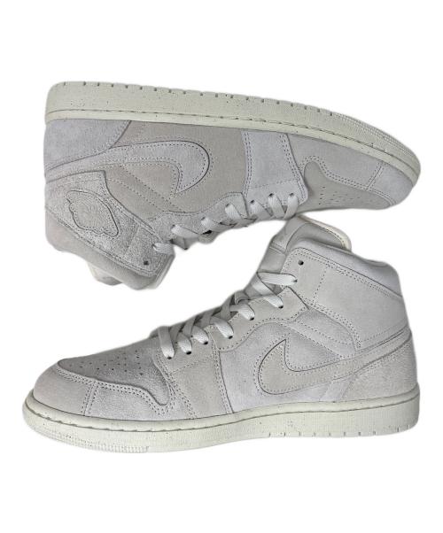 NIKE（ナイキ）NIKE (ナイキ) ミッドカットスニーカー AIR JORDAN1 MID SE Craft（エアジョーダン1 ミッド SE クラフト） アイボリー サイズ:29cmの古着・服飾アイテム