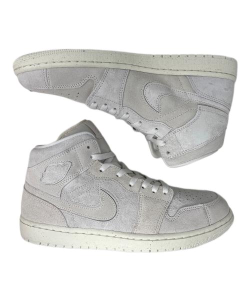 NIKE（ナイキ）NIKE (ナイキ) ミッドカットスニーカー AIR JORDAN1 MID SE Craft（エアジョーダン1 ミッド SE クラフト） アイボリー サイズ:29cmの古着・服飾アイテム