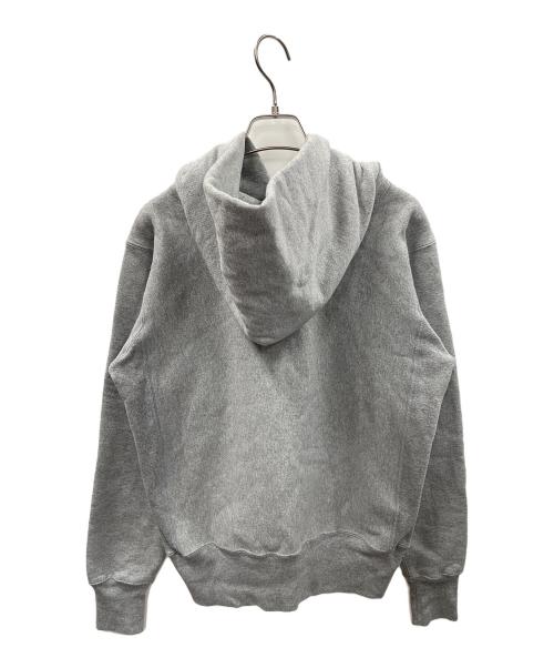 Champion REVERSE WEAVE（チャンピオン リバース ウィーブ）Champion REVERSE WEAVE (チャンピオン リバース ウィーブ) プルオーバーパーカー グレー サイズ:MEDIUMの古着・服飾アイテム