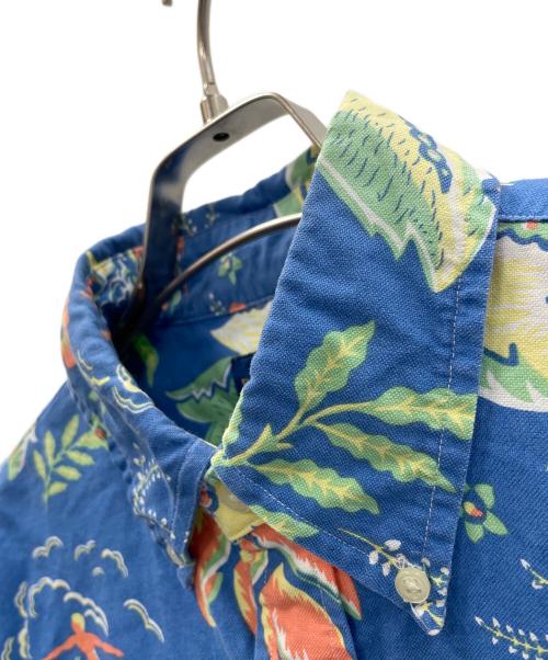 RALPH LAUREN（ラルフローレン）RALPH LAUREN (ラルフローレン) 長袖シャツ ブルー×黄緑 サイズ:SPの古着・服飾アイテム