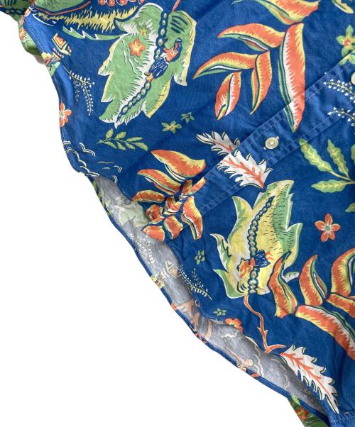 RALPH LAUREN（ラルフローレン）RALPH LAUREN (ラルフローレン) 長袖シャツ ブルー×黄緑 サイズ:SPの古着・服飾アイテム