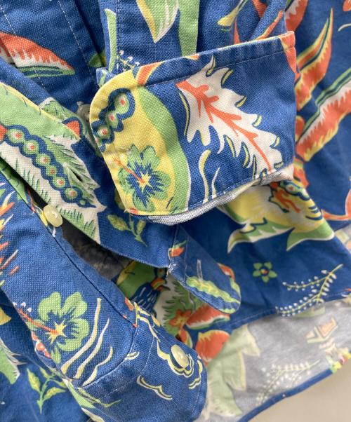 RALPH LAUREN（ラルフローレン）RALPH LAUREN (ラルフローレン) 長袖シャツ ブルー×黄緑 サイズ:SPの古着・服飾アイテム