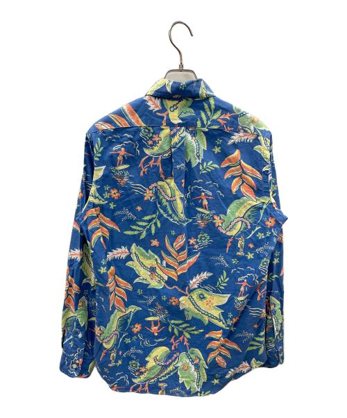 RALPH LAUREN（ラルフローレン）RALPH LAUREN (ラルフローレン) 長袖シャツ ブルー×黄緑 サイズ:SPの古着・服飾アイテム