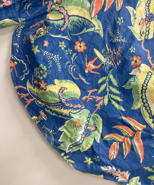 RALPH LAUREN（ラルフローレン）RALPH LAUREN (ラルフローレン) 長袖シャツ ブルー×黄緑 サイズ:SPの古着・服飾アイテム