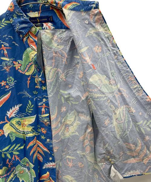 RALPH LAUREN（ラルフローレン）RALPH LAUREN (ラルフローレン) 長袖シャツ ブルー×黄緑 サイズ:SPの古着・服飾アイテム