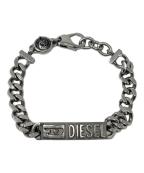 DIESELディーゼル）の古着「チェーンブレスレッド」｜シルバーカラー