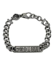 DIESEL（ディーゼル）の古着「チェーンブレスレッド」｜シルバーカラー