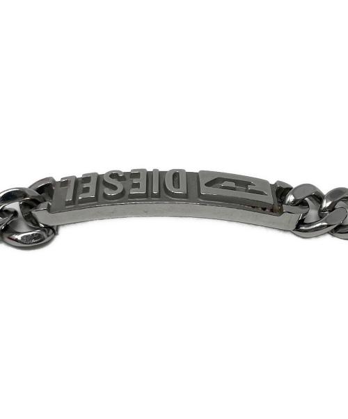 DIESEL（ディーゼル）DIESEL (ディーゼル) チェーンブレスレッド シルバーカラー サイズ:実寸サイズにてご確認ください。の古着・服飾アイテム