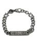 DIESEL（ディーゼル）の古着「チェーンブレスレッド」｜シルバーカラー