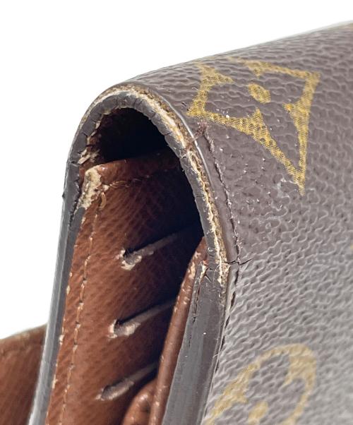 LOUIS VUITTON（ルイ ヴィトン）LOUIS VUITTON (ルイ ヴィトン) 3つ折り財布 モノグラム ポルトトレゾール ブラウン サイズ:実寸サイズにてご確認ください。の古着・服飾アイテム