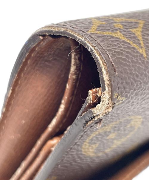 LOUIS VUITTON（ルイ ヴィトン）LOUIS VUITTON (ルイ ヴィトン) 3つ折り財布 モノグラム ポルトトレゾール ブラウン サイズ:実寸サイズにてご確認ください。の古着・服飾アイテム
