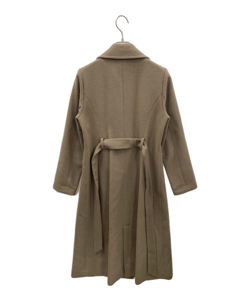 elenore（エレノア）elenore (エレノア) ウールコート ブラウン サイズ:Sの古着・服飾アイテム