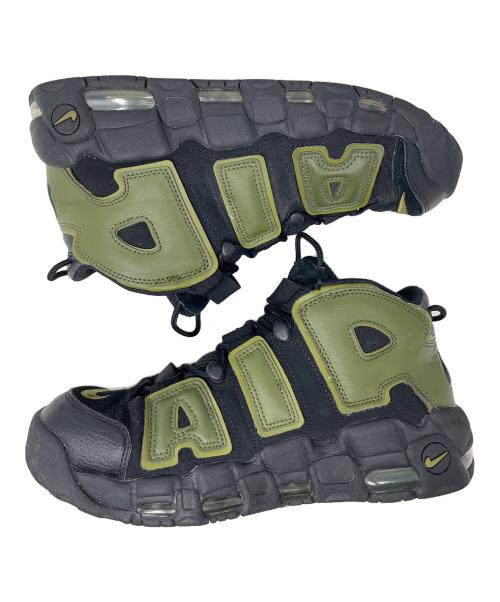NIKE（ナイキ）NIKE (ナイキ) ローカットスニーカー AIR MORE UPTEMPO '96（エアモアアップテンポ '96 ） ブラック×オリーブ サイズ:27.5cmの古着・服飾アイテム
