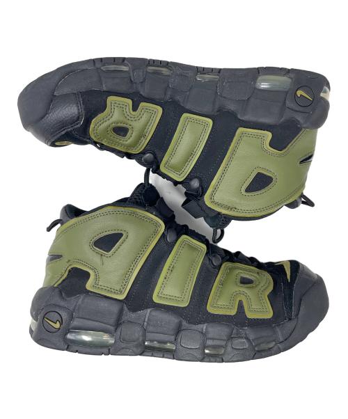NIKE（ナイキ）NIKE (ナイキ) ローカットスニーカー AIR MORE UPTEMPO '96（エアモアアップテンポ '96 ） ブラック×オリーブ サイズ:27.5cmの古着・服飾アイテム