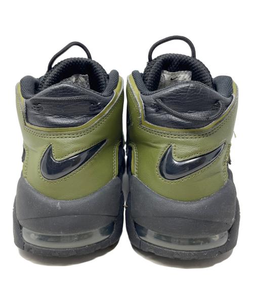 NIKE（ナイキ）NIKE (ナイキ) ローカットスニーカー AIR MORE UPTEMPO '96（エアモアアップテンポ '96 ） ブラック×オリーブ サイズ:27.5cmの古着・服飾アイテム