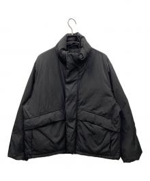 WYM LIDNM（ウィム バイ リドム）の古着「中綿ジャケット WATER-REPELLENT NYLON66（ウォーターリペレント ナイロン66）」｜ブラック