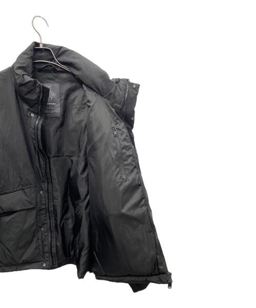 WYM LIDNM（ウィム バイ リドム）WYM LIDNM (ウィム バイ リドム) 中綿ジャケット WATER-REPELLENT NYLON66（ウォーターリペレント ナイロン66） ブラック サイズ:Mの古着・服飾アイテム