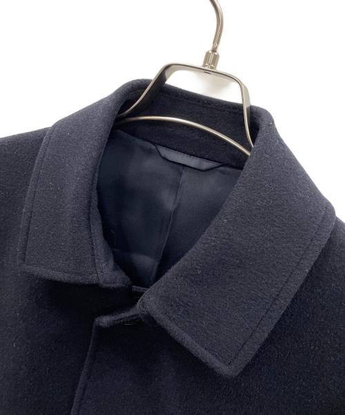 NEWYORKER（ニューヨーカー）NEWYORKER (ニューヨーカー) ステンカラーコート ネイビー サイズ:Mの古着・服飾アイテム