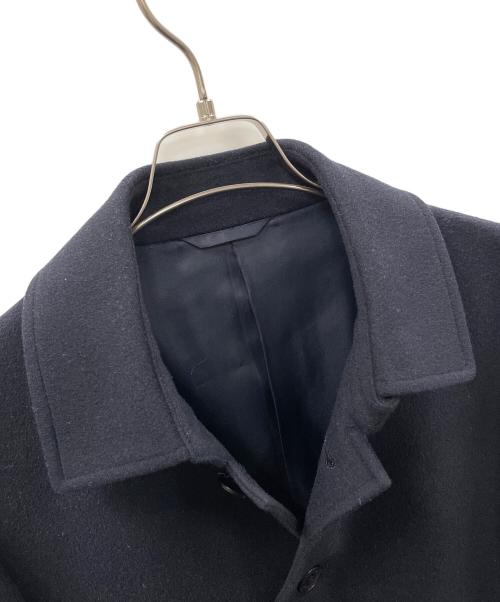 NEWYORKER（ニューヨーカー）NEWYORKER (ニューヨーカー) ステンカラーコート ネイビー サイズ:Mの古着・服飾アイテム